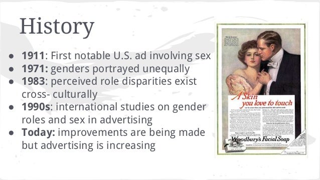 History about sex in advertising